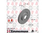 Zimmermann 230.2364.20 - Disco Freno Per Jumpy (U6U), Jumpy (B), Scudo, Ulysse, 806 (221), Expert (224), Expert (222), Expert (223)