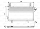 Valeo 814048 - Condensatore Aria Condizionata Oe KD45 61 480 Per CX-5 (Gh, Ke), CX-5 (Kf)