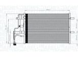 Magneti Marelli 350203844000 - Oe BP4K 61 480A Condensatore Per Aria Condizionata Con Essiccatore Per 5 (CR19), 3 (Bk)