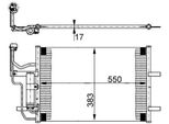 Mahle Ac 386 000S - Oe BP4K61480A Condensatore Aria Condizionata Con Essiccatore Per 5 (CR19), 3 (Bk)