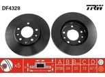 Trw DF4328 - Oe FA0133030 Disco Freno Per 323 (Bj), 6 (G), Premacy (Cp)