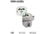 Skf Vkm 64004 - Puleggia Tenditore Oe RF7J 15 980, Cinghia A V Per 6 (G), 5 (CR19), 3 (Bk)