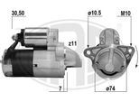 Era 221060A - Motorino Di Avviamento Oe P55W 18 400, Motorino Di Avviamento Per 2 (Dj, Dl), 3 (Bm, Bn), 6 (G), CX-3 (Dk), CX-5 (Gh, Ke), CX-5 (Kf)