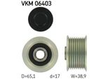 Skf Vkm 06403 - Puleggia Alternatore Di Primo Equipaggiamento RF5C 18 330 Per 3 (Bk), 3 (Bl), 5 (CR19), 6 (G), CX-7 (Er), Mpv Ii (Lw)