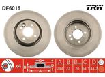 Trw DF6016 - Oe 34 11 6 768 933 Disco Freno Per R50, R53, R52