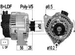 Era 209160A - Alternatore Oe 5705 4Q Per Berlingo, Saxo, 106 Ii, 206 Cc (2D), 206 (2A/C), 206 (2E/K), 206 Sw (2E/K), 306, Partner (5, G)