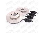 Stark SKBK-1090061 - Oe 1223664 Bremsscheiben Und -BeläGe FüR C-Max, Focus C-Max (DM2), Focus Ii, Focus Iii, Grand C-Max, Kuga I, Kuga Ii, Tourneo Connect, Transit Connect, C30 (533), C70 Ii Cabriolet (542), S40 Ii (544), V40 (525, 526), V50 (545)