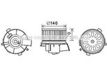 Prasco CN8300 - Motore Soffiatore Oe 1606357480 Per Xsara, 206 (2A/C), 206 Sw (2E/K), 206 Cc (2D), 206+, 206 Van