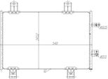 Nrf 350480 - Condensatore Aria Condizionata Oe D11R61480 Per 2 (Dj, Dl), CX-3 (Dk)