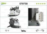 Valeo 579758 - Motore Tergicristallo Oe 6405 Lr, Posteriore Per Berlingo, Combo (K9), Rifter, Partner Tepee, Partner, Partner (K9)