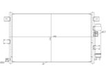 Nrf 350481 - Condensatore Aria Condizionata Oe NE5161480C Con Essiccatore Per MX-5 Iii (Nc)