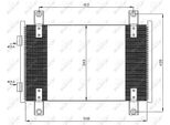 Nrf 35501 - Condensatore Aria Condizionata Oe 6455CG Per Jumper, Ducato, Boxer