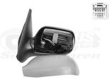 Van Wezel 2740817 Specchietto Esterno Specchietto Laterale Sinistro Per Mazda 2 (Dy) Convesso Riscaldato Primerizzato