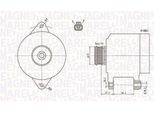 Magneti Marelli 063731283010 - Alternatore Per MX-5 Ii (Nb), Demio (Dw), 323 (Bj), 323 (Ba)