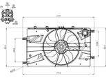 Nrf 47878 - KüHlerlüFter Oe 13267641 Per Cruze (J300), Cruze (J305), Cruze (J308), Orlando (J309), Astra J, Cascada (W13), Insignia A (G09), Zafira Tourer C