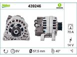 Valeo 439246 - Alternatore Oe 5705 2A Per Xsara, Jumpy (B), Jumpy (U6U), Berlingo, Scudo, Partner (5, G), Expert (223), Expert (222), Expert (224), 306, 206 Van, 206 Sw (2E/K), 206 (2E/K), 206 (2A/C), 206 Cc (2D)