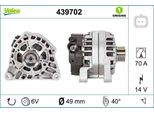 Valeo 439702 - Alternatore Oe 5702 A2 Per C2 (Jm), C2 Enterprise (Jg), C3 I (Fc, Fn), C3 Pluriel (Hb), 1007 (Km), 206 Cc (2D), 206 (2A/C), 206 (2E/K), 206 Sw (2E/K), 307, 307 Sw (3H)