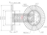 Maxgear 19-2387 - Oe L12Y3325X Disco Freno, Asse Anteriore Per Mpv Ii (Lw), Xedos 9 (Ta)