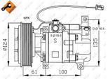 Nrf 32233 - Compressore Aria Condizionata Oe BP4K61450D Per 3 (Bk)