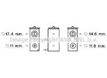 Prasco PE1376 - Valvola Di Espansione Oe 6461L9, Impianto Di Climatizzazione Per C3 Picasso (Sh), C4 Ii (Nc), DS4, DS4 (Nx), 308 I, 308 Sw I, 308 Cc (4B), Rcz