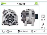 Valeo 439248 - Alternatore Oe 5705 2B Per Xsara, Jumpy (B), Jumpy (VF7), Jumpy (U6U), Jumper, C5 Ii (Re), C5 Ii (Rc), C5 I (De), C5 I (Dc), Berlingo, Ulysse, Scudo, Ducato, Partner (5, G), Expert Tepee (VF3X), Expert (223), Expert (Vf), Expert (222), Expert (224), Boxer, 806 (221), 406, 306, 206 Van, 206 Sw (2E/K), 206 (2E/K), 206 (2A/C), 206 Cc (2D)