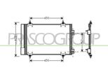 Prasco CI424C002 - Condensatore Aria Condizionata Oe 6455CX Con Essiccatore Per Berlingo, C4 (La), C4 G-Picasso I (Ua), C4 I (Lc), C4 Ii (Nc), C4 Picasso I (Ud), DS4, DS5, DS4 (Nx), DS5 (Kf), Partner Tepee, 3008 (0U), 307, 307 Cc (3B), 307 Sw (3H), 308 Cc (4B), 308 I, 308 Sw I, 5008 I, Partner, Partner Origin (G), Rcz