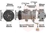 Van Wezel 2700K251 - Compressore Aria Condizionata Oe CC29 61 450G Per 5 (CR19)