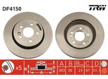 Trw DF4150 - Oe 163 421 04 12 Disco Freno Per Classe M (W163)