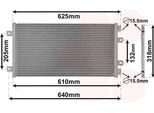 Van Wezel 17005219 - Oe 46524503 Condensatore Aria Condizionata Per Punto