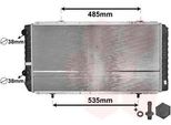 Van Wezel 40002268 - Oe 133098 Radiatore, Raffreddamento Motore Per Jumper, Ducato, Boxer