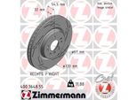 Zimmermann 400.3648.55 - Disco Freno Per Classe R (W251), Classe M (W164)