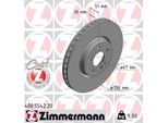Zimmermann 400.5542.20 - Disco Freno Per Classe A (W177), Classe B (W247), Cla (C118), Cla (X117), Gla (H247), Glb (X247)