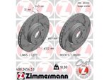 Zimmermann 400.3654.53 - Disco Freno Per Classe C (W204), Classe C (C204), Classe C (S204), Classe E (W212), Classe E (A207), Classe E (C207), Classe E (S212)
