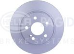 2X Hella 8DD 355 129-531 Disco Freno Asse Posteriore