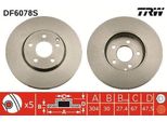 Trw DF6078S - Oe 211 421 12 12 Disco Freno Per Classe E (W211), Classe E (S211)