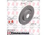 Zimmermann 400.5506.52 - Disco Freno Per Cla (C117), Cla (X117), Classe Gla (X156), Classe A (W176)