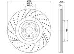 Hella 8DD 355 134-711 - Disco Freno Oe 1664210512 Per Classe Gl (X166), Gle (W166), Gle (C292), Gls (X166), Classe M (W166)
