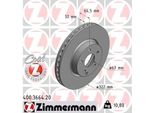 Zimmermann 400.3664.20 - Disco Freno Per Classe E (S212), Classe C (W204), Classe C (C204), Classe C (S204), Classe E (W212), Classe E (C207), Classe E (A207), Slc (R172), Slk (R172)