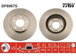 Trw DF6067S - Disco Freno Oe TY07 33 251A Per Mpv Ii (Lw), Xedos 9 (Ta)