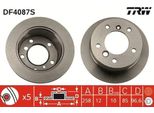 Trw DF4087S - Oe 2D0 501 205 Disco Freno Per Sprinter (W901, W902), Sprinter (W903), Sprinter (W904)
