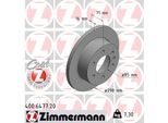 Zimmermann 400.6477.20 - Disco Freno Per Sprinter (W907, W910), Esprinter (B907, B910), Sprinter (W906), Sprinter (W907), Sprinter (W910), Crafter (2E), Crafter (2F)