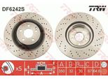 Trw DF6242S - Oe A221421161207 Disco Freno Per Classe S (C216), Sl (R230), Classe E (W211), Classe E (S211), Classe S (W221)