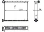 Mahle Ah 270 000S - Oe 6448V6 Scambiatore Di Calore, Riscaldatore Per C3 Picasso (Sh), 308 Cc (4B), 308 I, 308 Sw I
