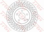 Trw DF6433S - Oe 230 421 08 12 Disco Freno Per Classe E (W211), Classe E (S211), Sl (R230)