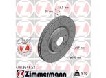 Zimmermann 400.3646.52 - Disco Freno Per Classe C (W203), Classe C (CL203), Classe C (S203), Classe Clc (CL203), Clk (C209), Clk (A209)