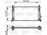 Valeo 734320 - Oe 1224472 Radiatore, Raffreddamento Motore Per Berlingo, C-Max, Focus C-Max (DM2), Focus Ii, 3 (Bk), C30 (533), C70 Ii Cabriolet (542), S40 Ii (544), V50 (545)