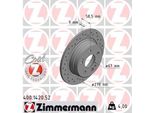 2 Dischi Freno Posteriori Sportivi Zimmermann Per Mercedes Sl