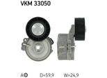 Skf Vkm 33050 - Oe 5751 94 Puleggia Tenditore, Cinghia A V Per Berlingo, Jumpy (U6U), Jumpy (B), Xsara, Scudo, 206 Van, Expert (224), Expert (222), Expert (223), Partner (5, G), Partner Origin (G)