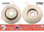 Trw DF6591 - Oe A 246 421 24 12 Disco Freno Per Classe A (W176), Classe B (W246), Cla (C117), Cla (X117), Classe Gla (X156)