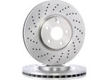 Ridex 82B1139 - Oe 2204211812 Disco Freno, Asse Anteriore Per Classe E (W211), Classe E (S211), Classe S (W220)